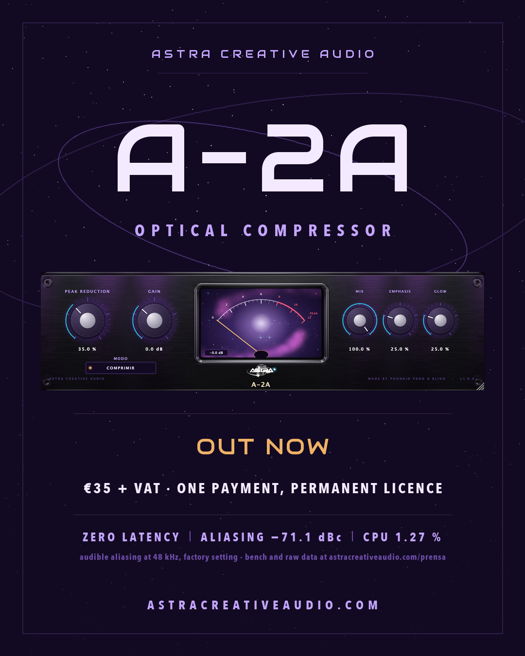 A-2A launch flyer: release date and measured figures