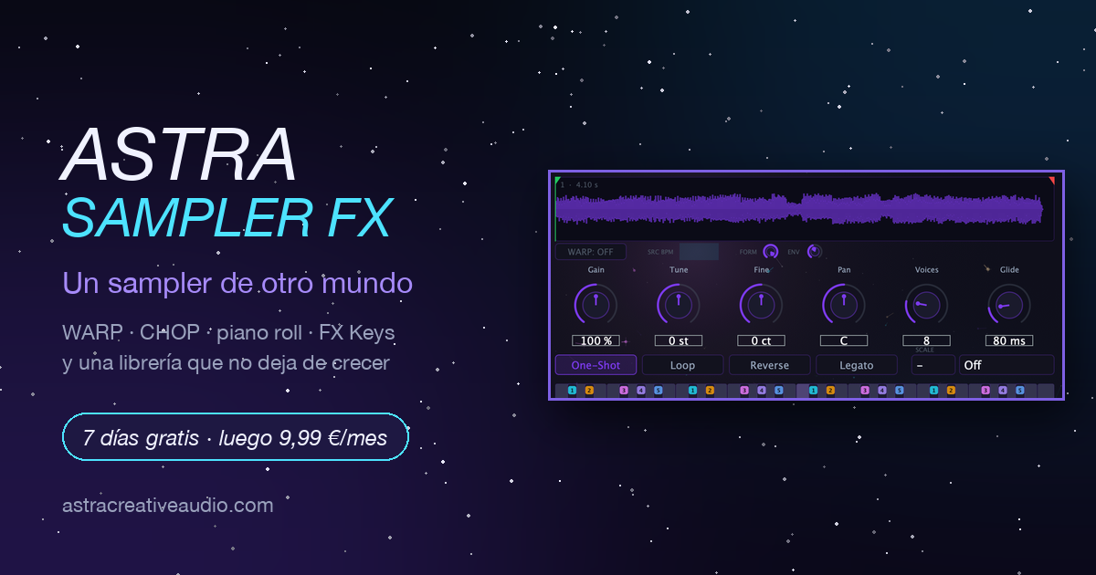Astra Sampler FX social card